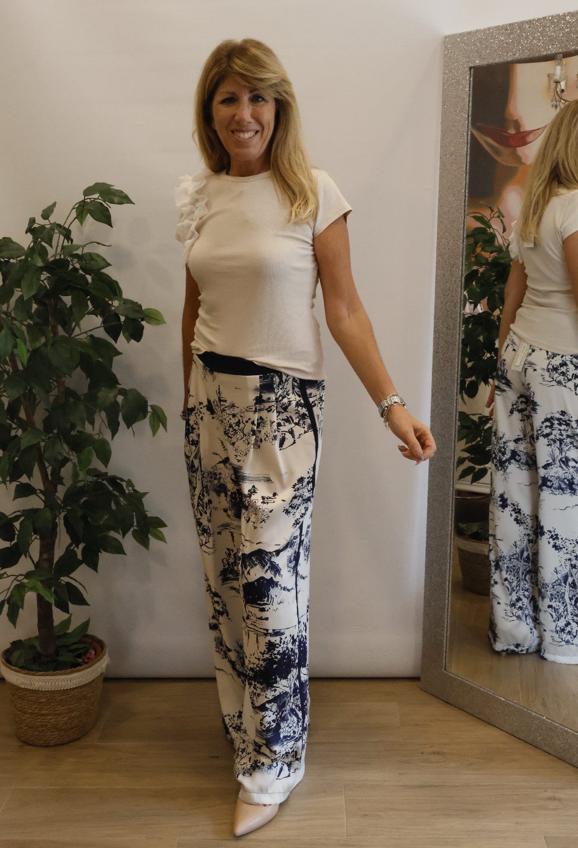 Maglia volant tulle