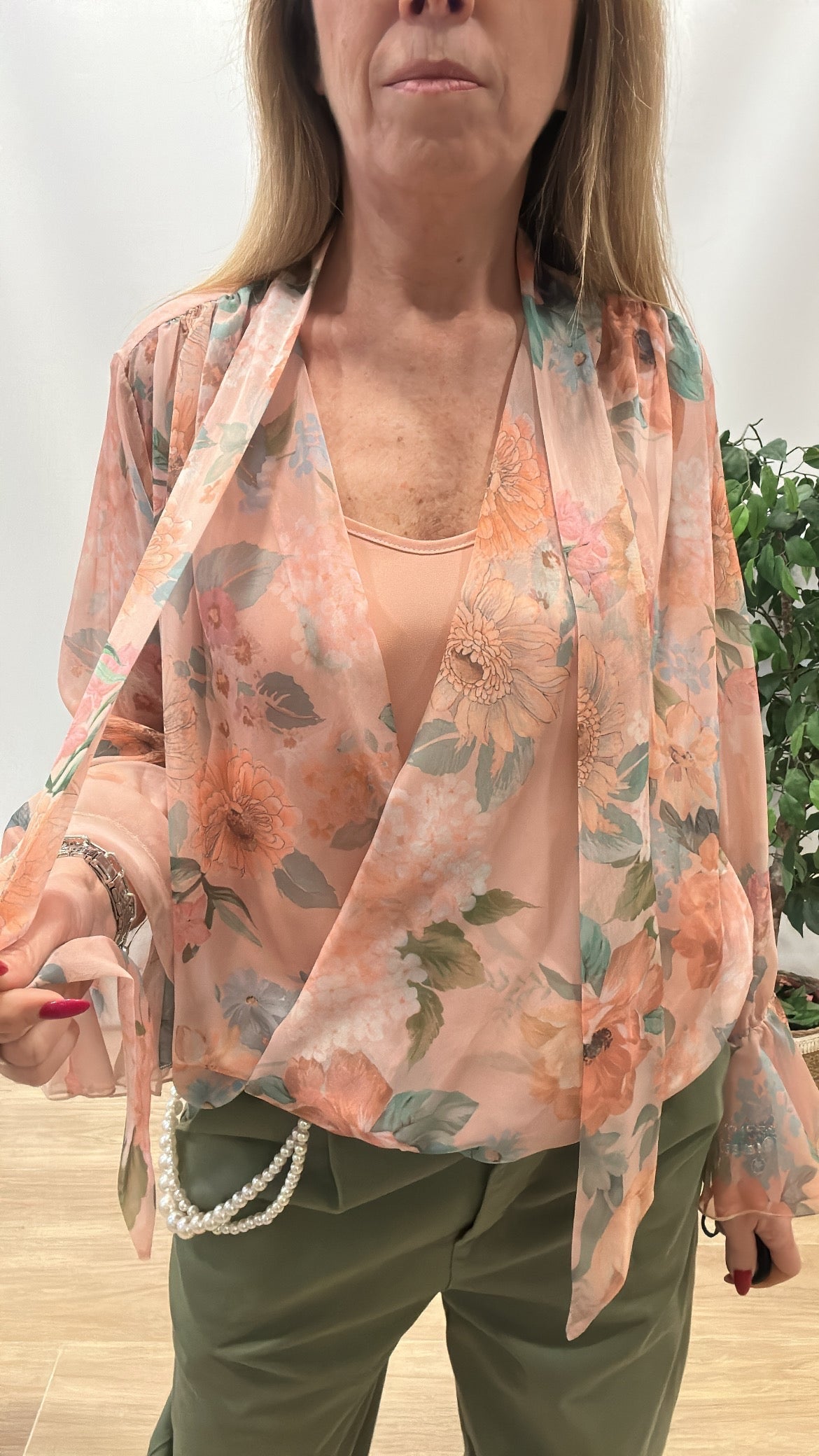 Blusa incrociata