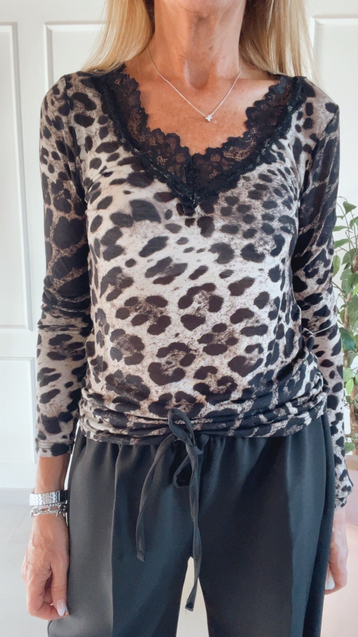 Maglia cashmere Animalier