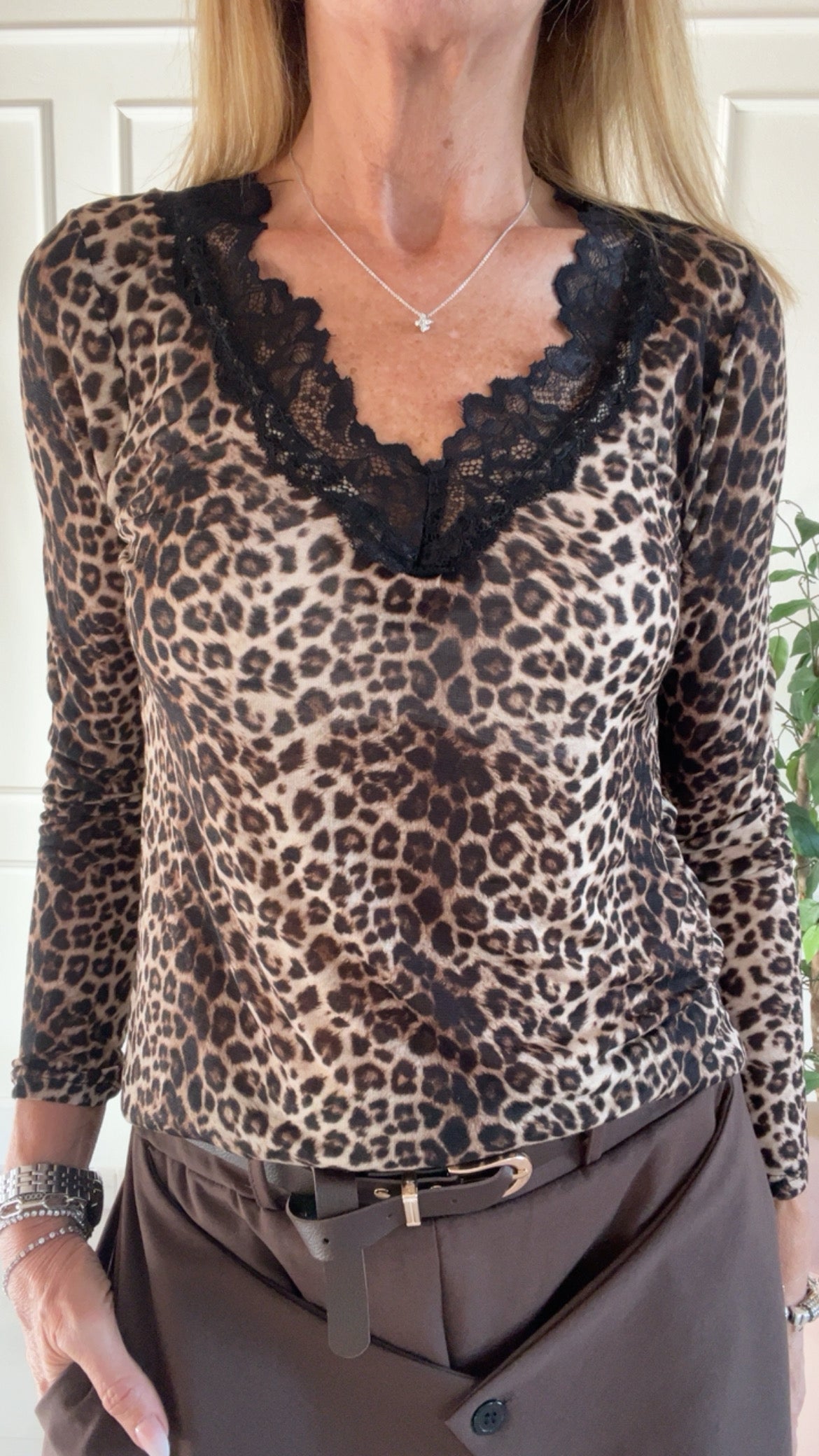 Maglia cashmere Animalier
