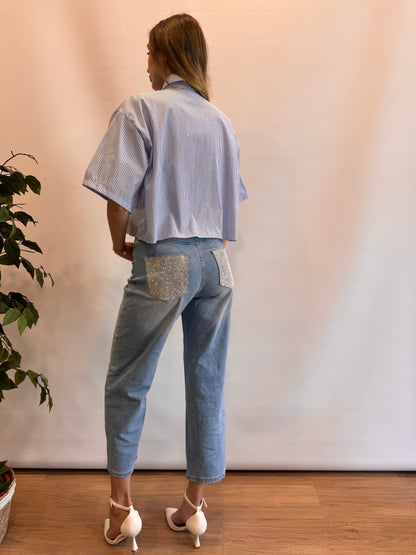 Jeans tasche brilli
