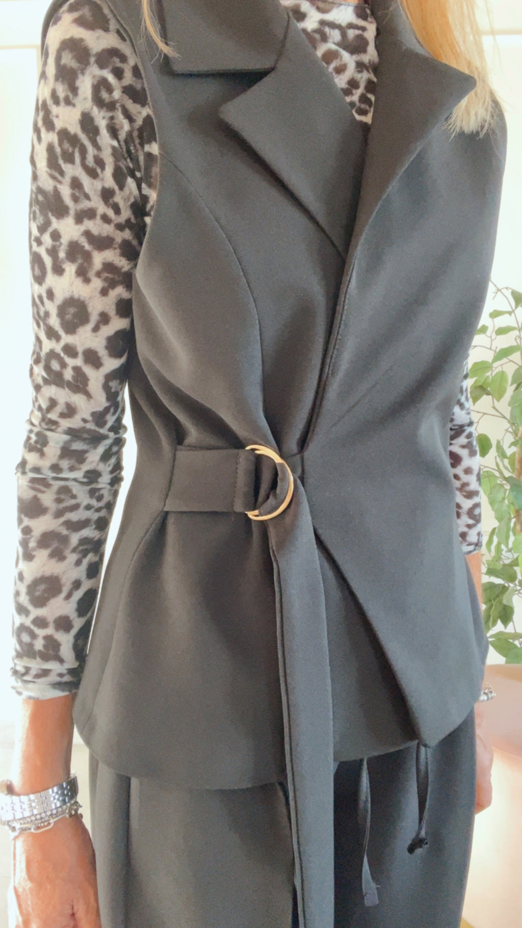 Gilet Monaco con cintura