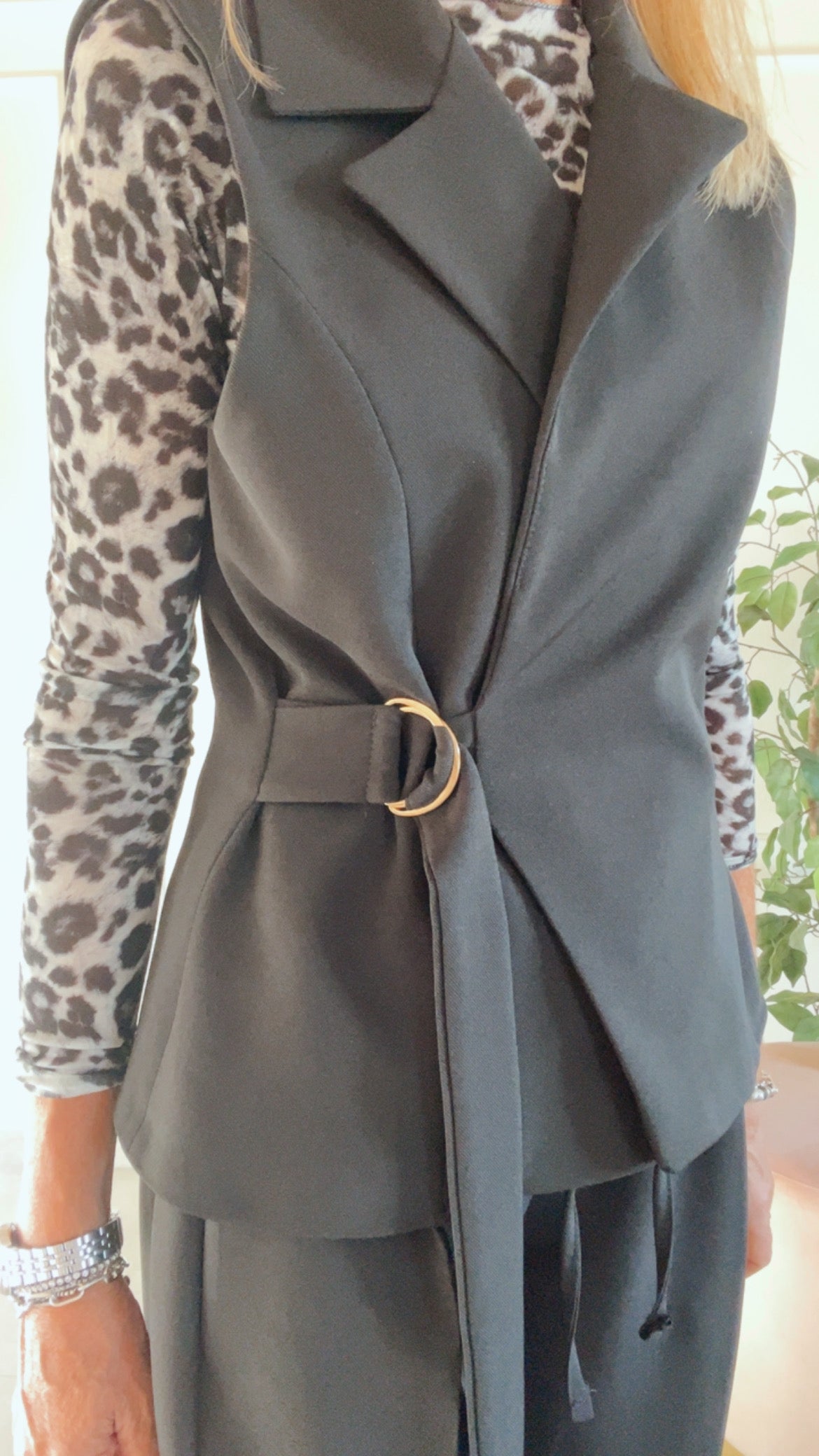 Gilet Monaco con cintura