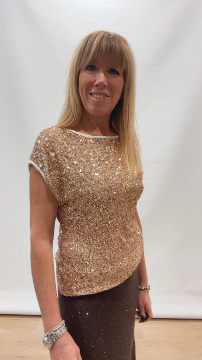 Maglia paillettes