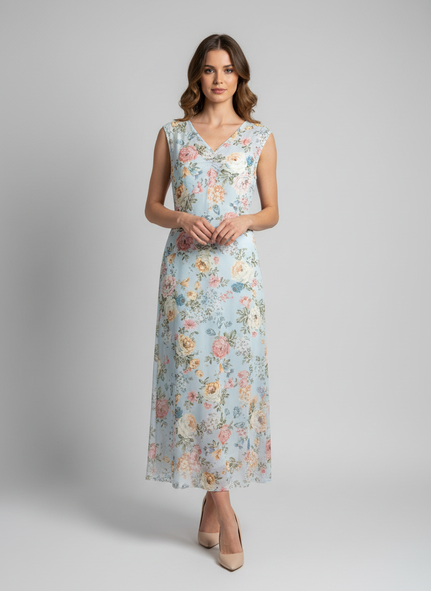 Abito tulle Floreale