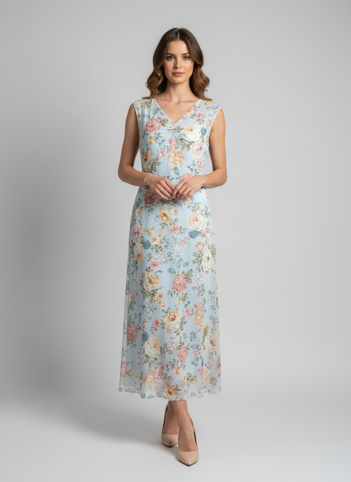Abito tulle Floreale