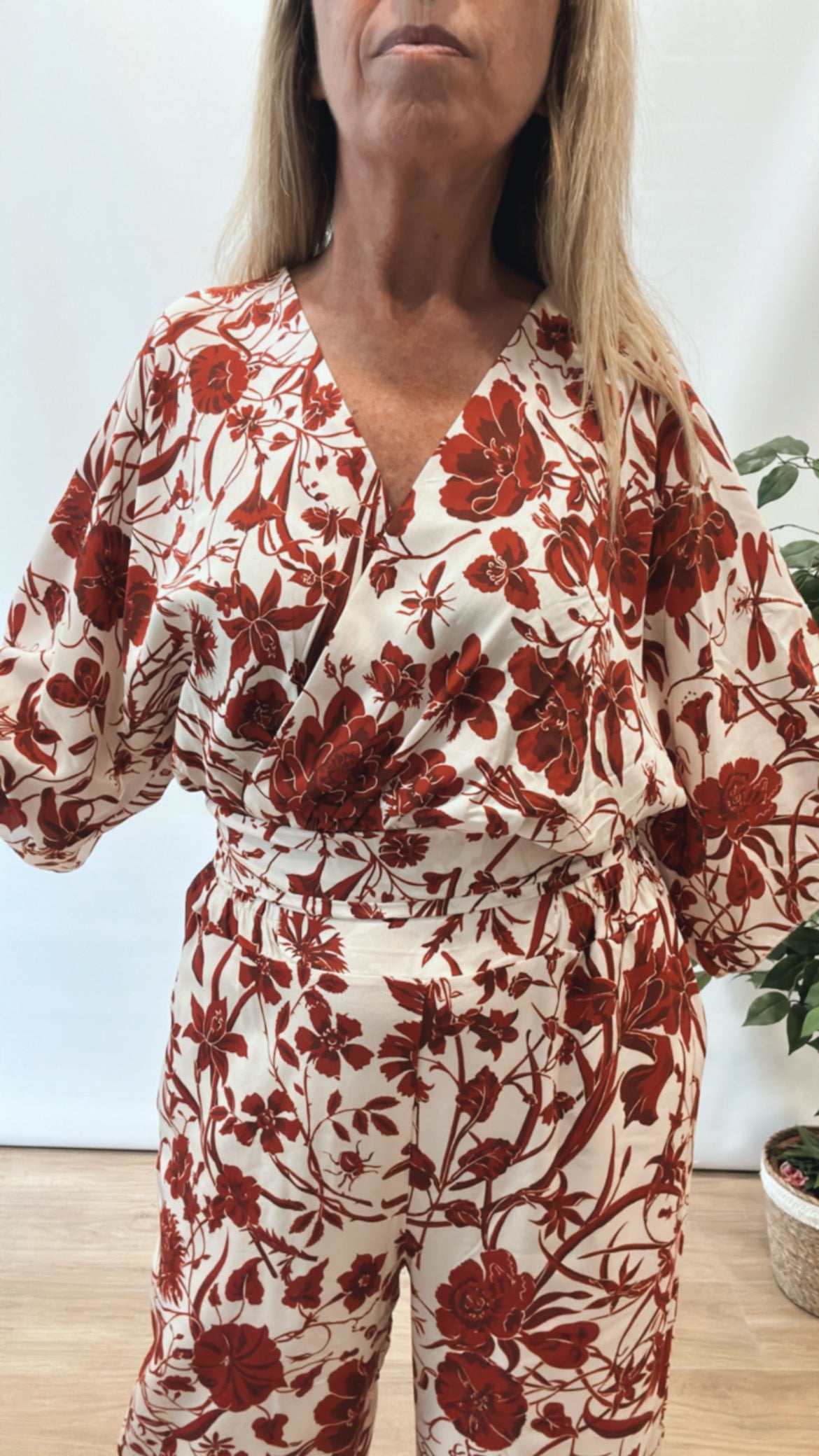 Blusa incrociata