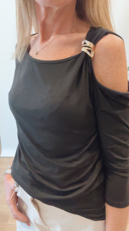 Maglia 3/4 con accessorio