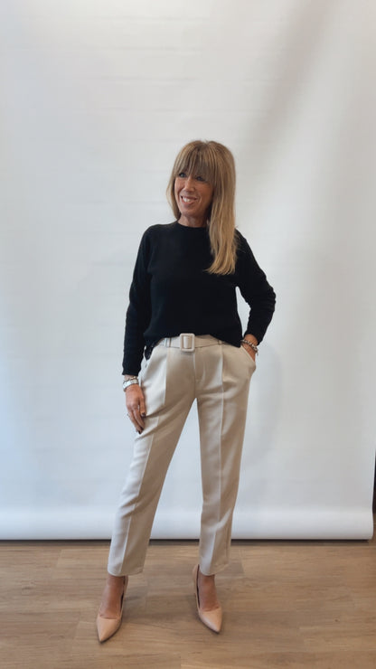 Pantalone con cintura
