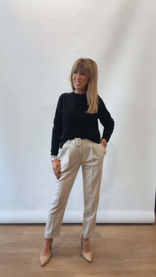 Pantalone con cintura