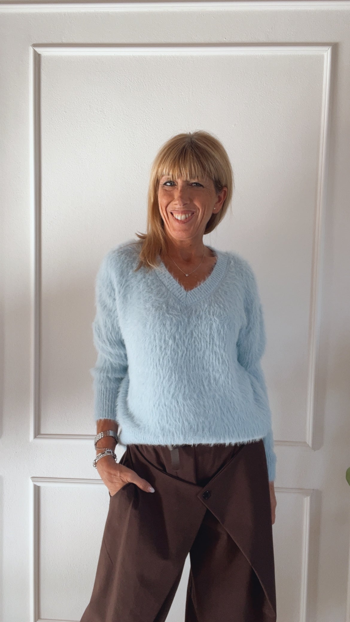 Maglia Oslo azzurro polvere