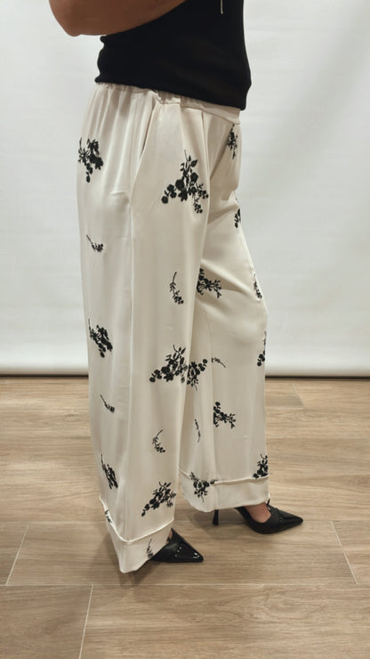 Pantalone ricamato