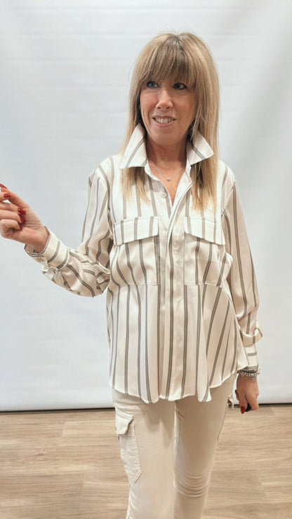 Camicia gessata