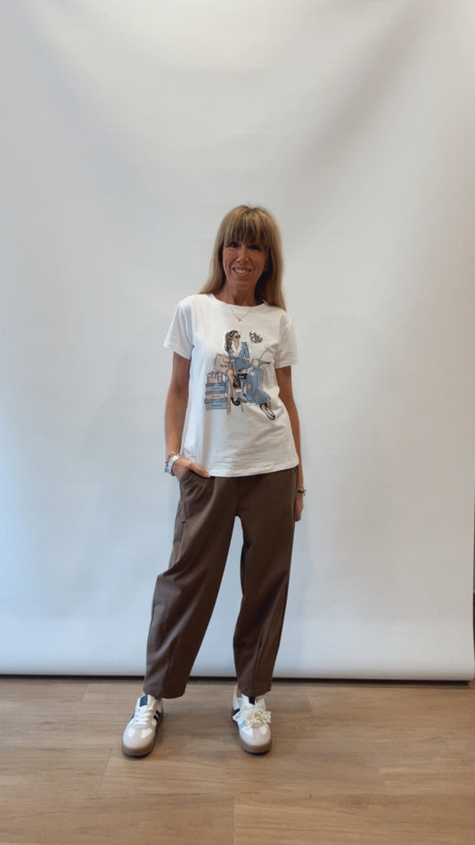 T-shirt woman vespa