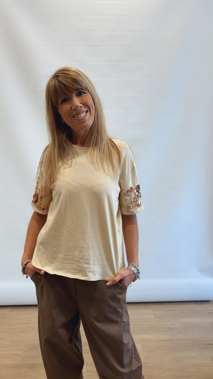 T-shirt Paillettes