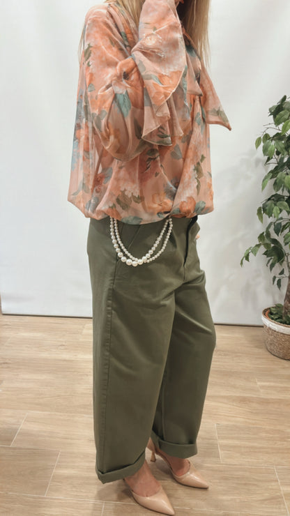 Pantalone con catena