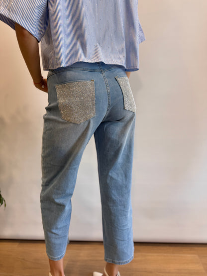 Jeans tasche brilli