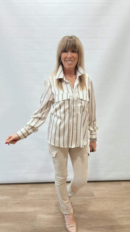 Camicia gessata