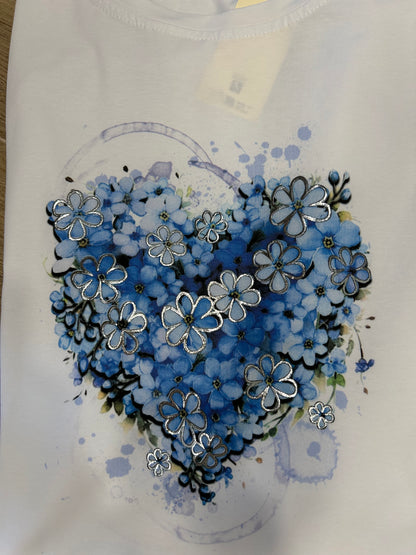 T shirt cuore Margherita