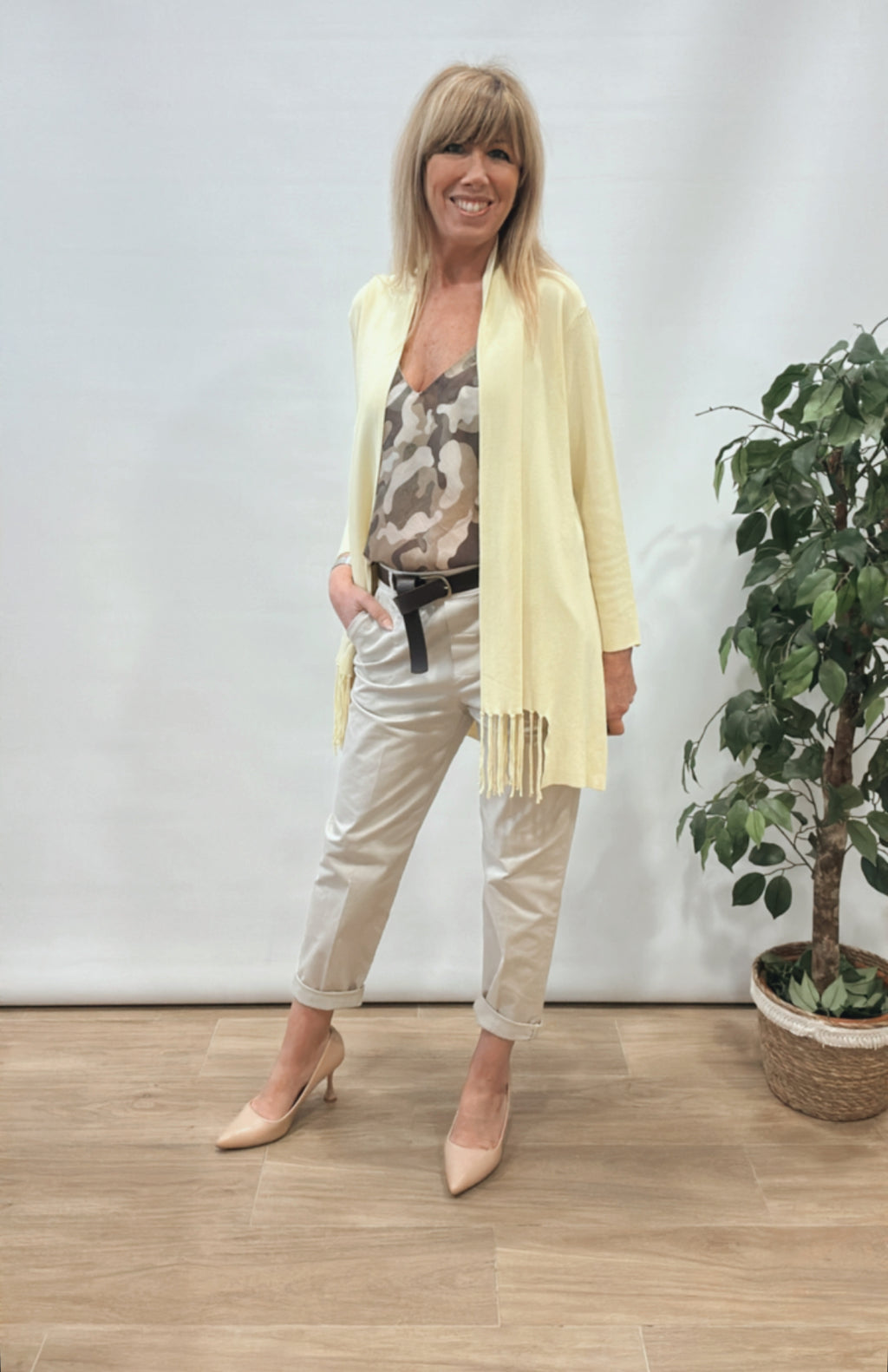 Cardigan frange