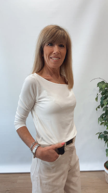 Maglia 3/4 con accessorio