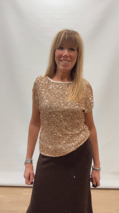 Maglia paillettes