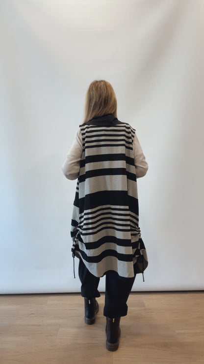 Gilet lungo smanicato