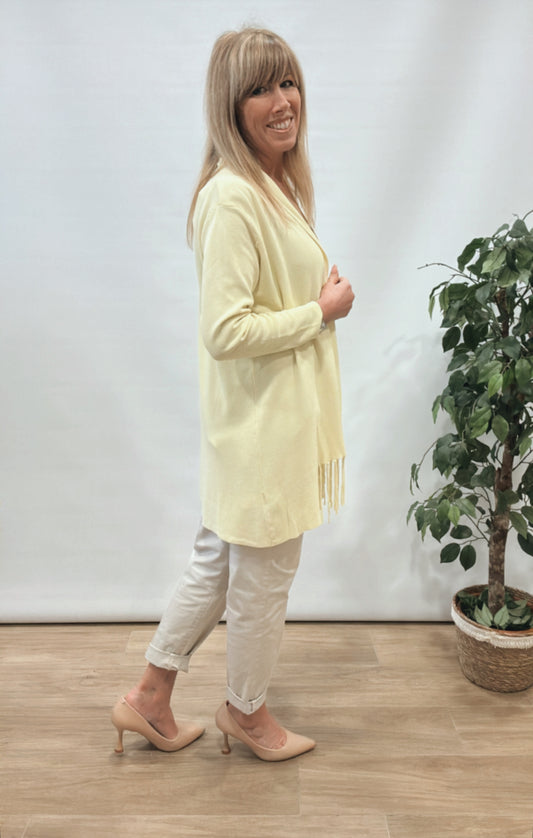 Cardigan frange
