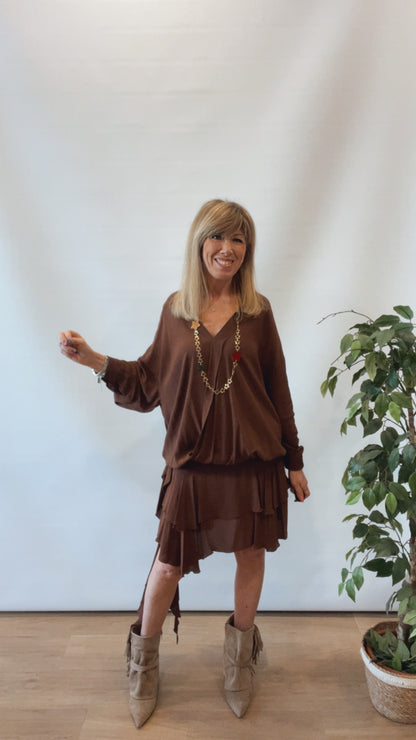 Blusa incrocio