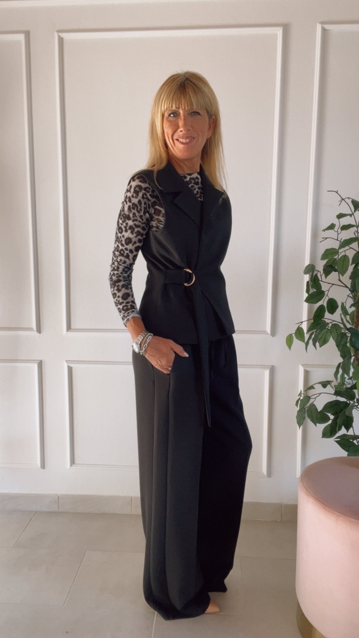 Gilet Monaco con cintura