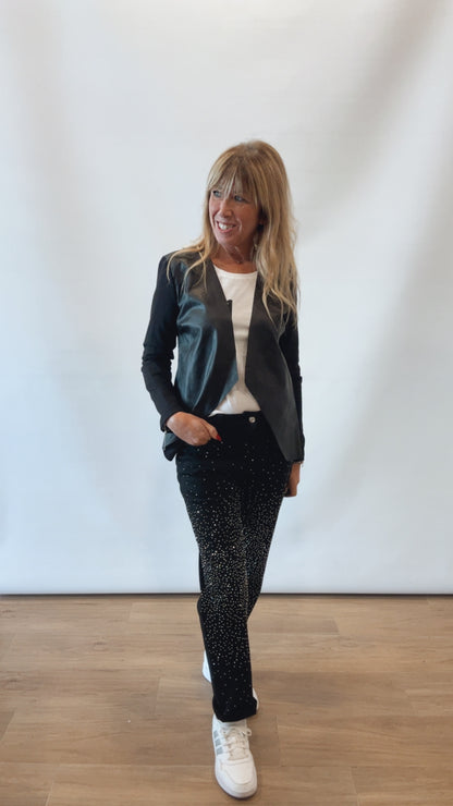 Giacca eco taglio vivo