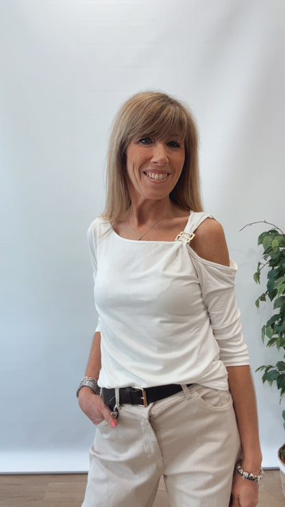 Maglia 3/4 con accessorio