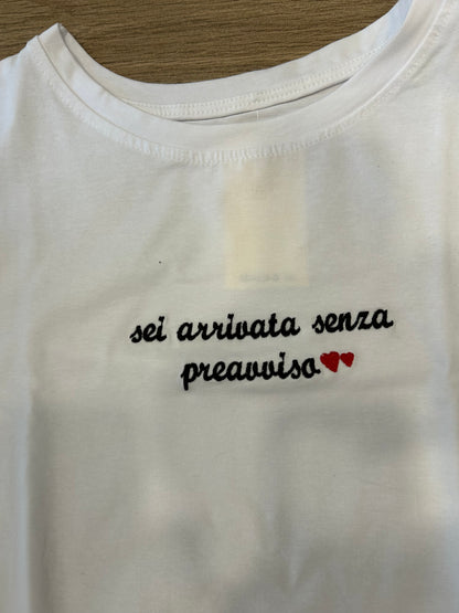 T shirt sei arrivata…