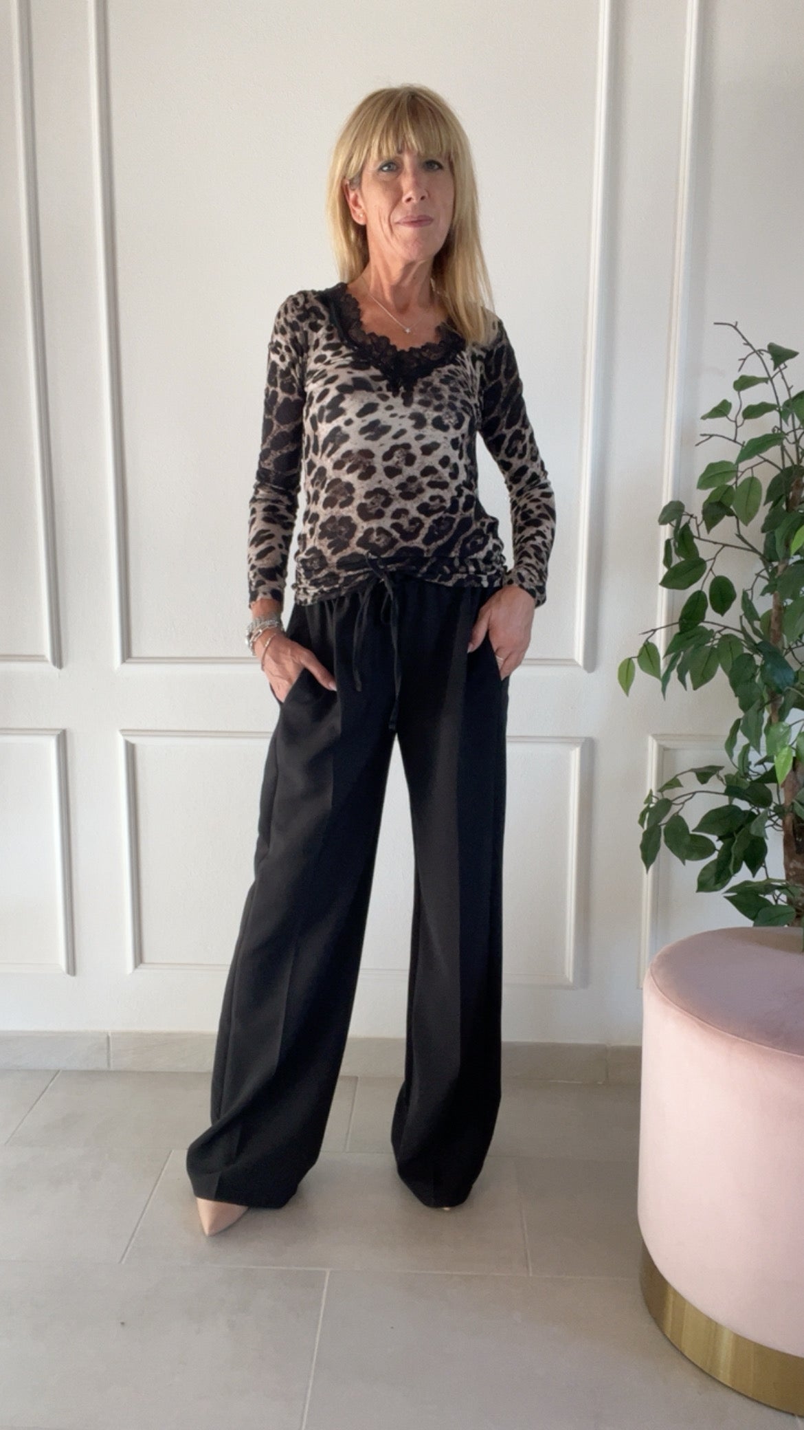 Maglia cashmere Animalier