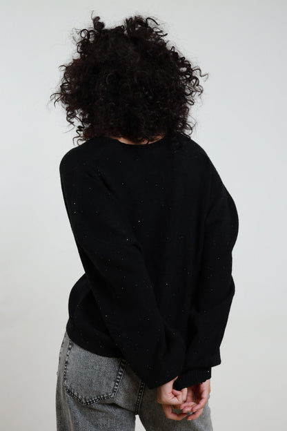 CARDIGAN CROP MICRO PAILLETTES