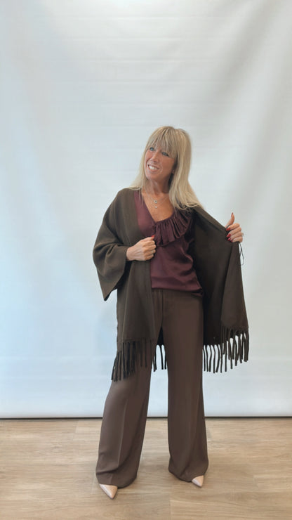 Cardigan Frange
