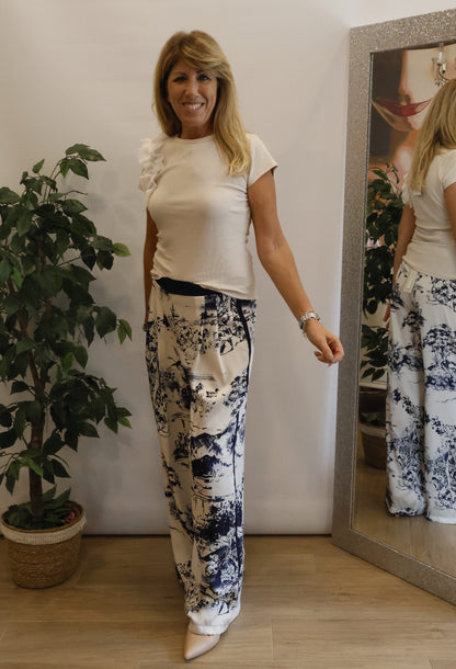 Maglia volant tulle