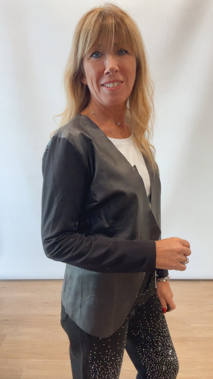 Giacca eco taglio vivo