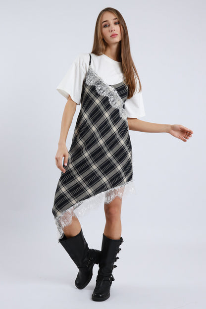 ABITO QUADRI E PIZZO