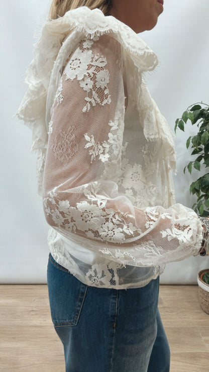Camicia pizzo