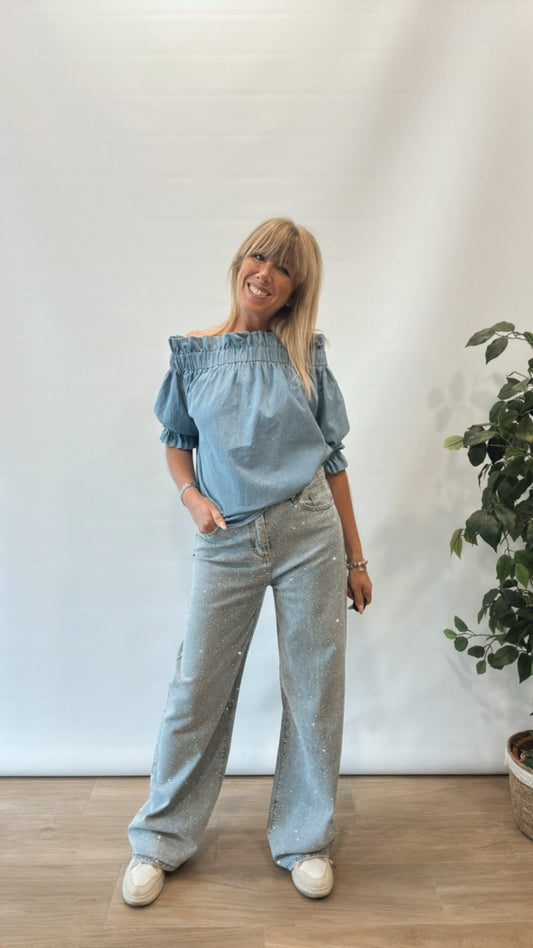 Jeans strass