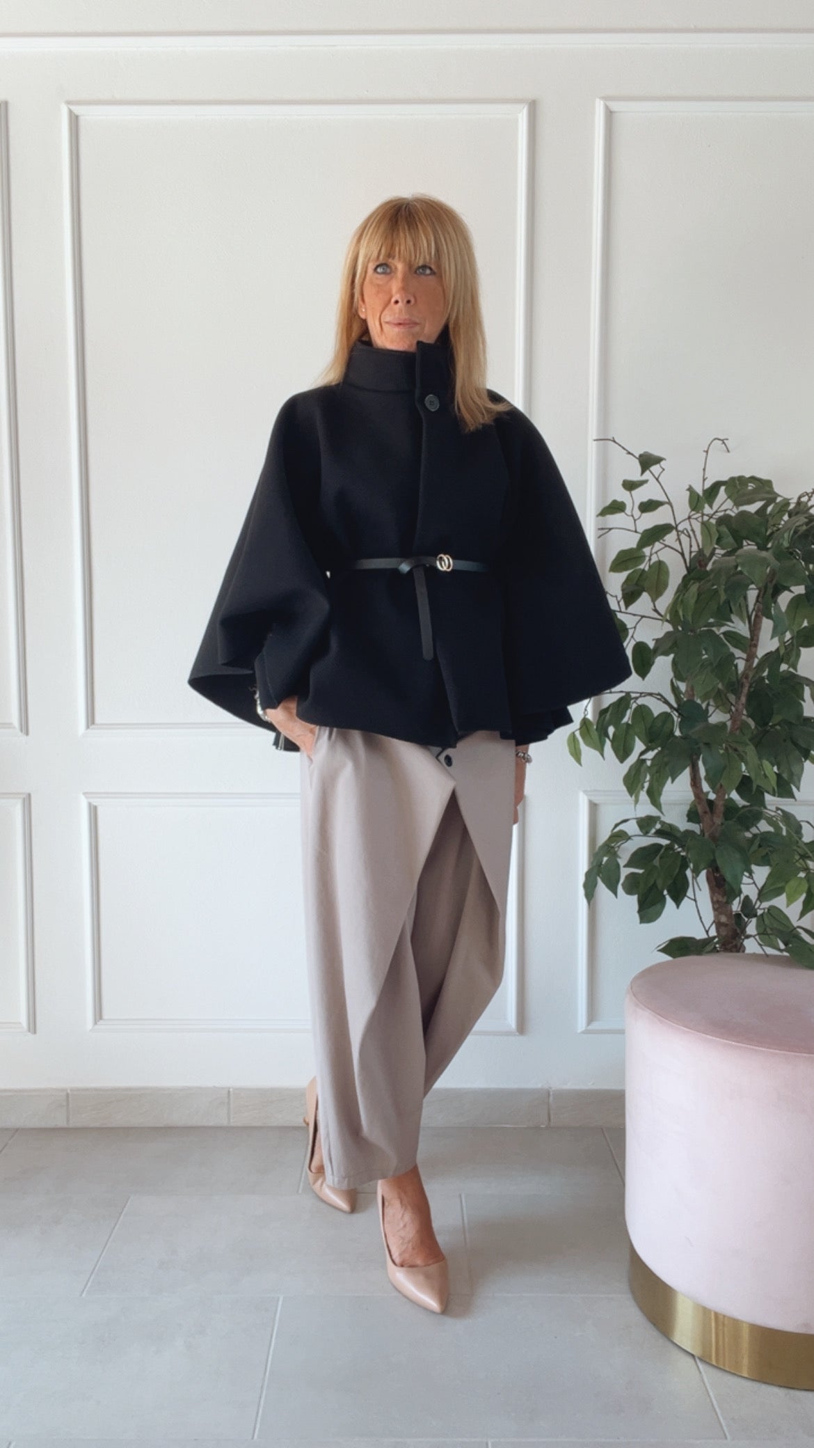 Mantella Parigi - con cintura